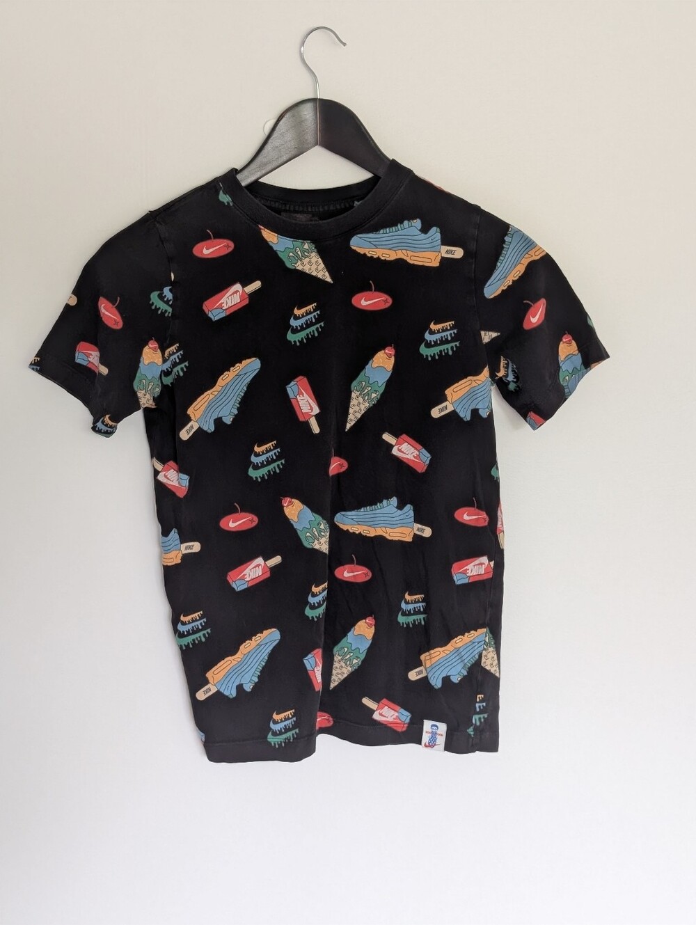 Nike Boys All-Over Print Ice Cream & Sneaker T-Shirt - Large (12/14)